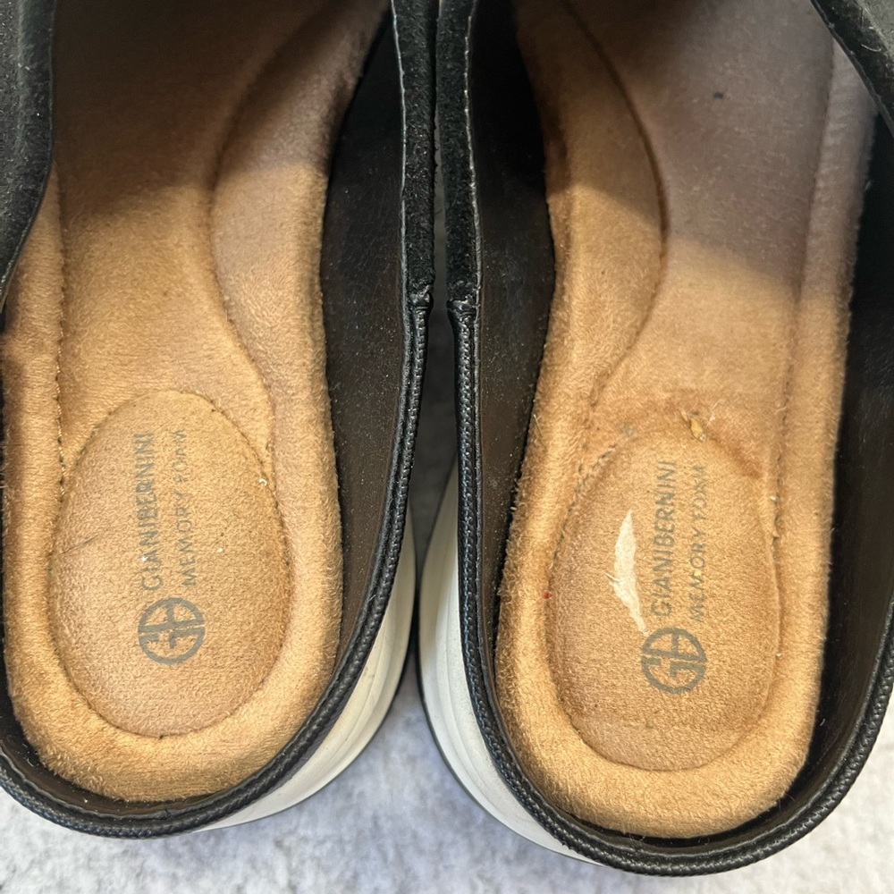 Womens Giani Bernini Black Nathalee Casual Slip On Fashion Sneakers Shoes Size 6 - Picture 4 of 8